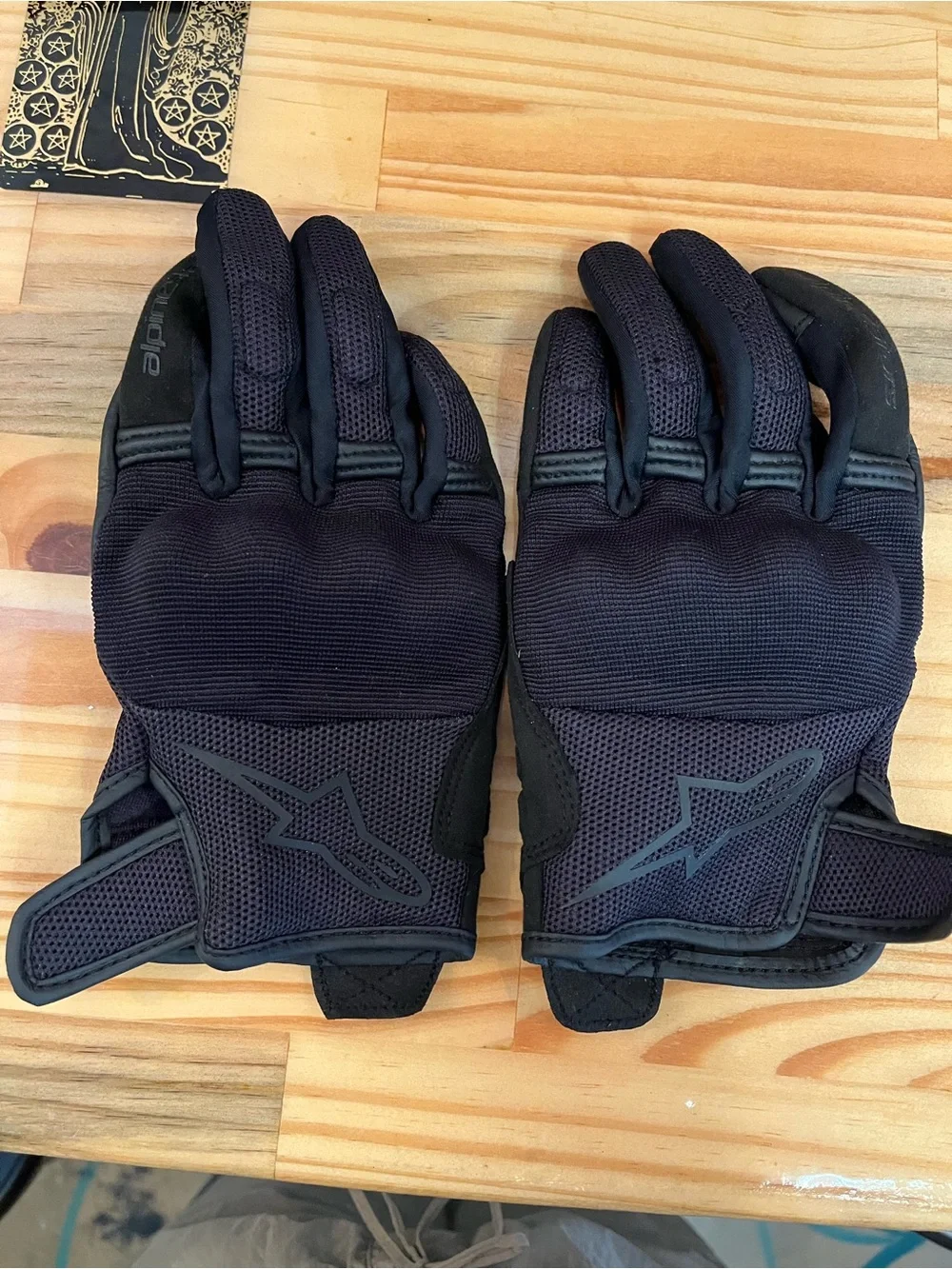 Alpinestars Black Womens’ Breathable Textile Copper Moto Gloves NWOT size Small